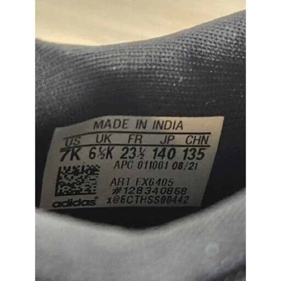 Adidas Multix Sneaker Baby‎ Infant 7K Black Athletic Running Shoes FX6405 - Picture 10 of 10